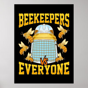 Póster Beekeeper Gift   apicultores Y Todos