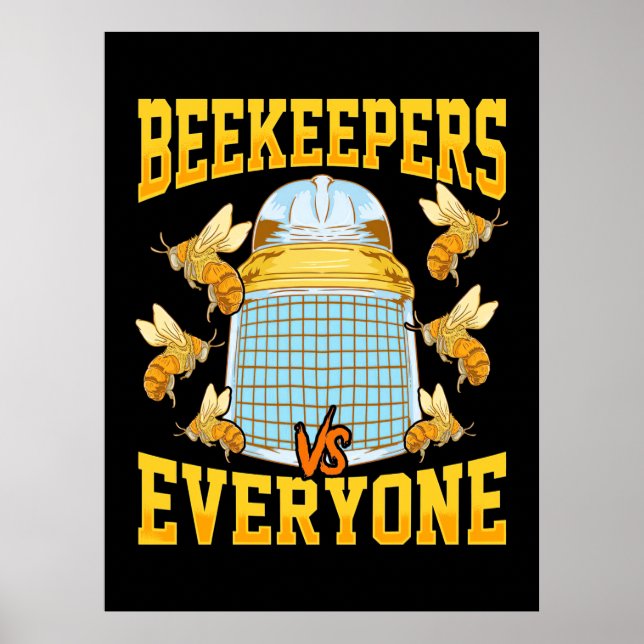 Póster Beekeeper Gift | apicultores Y Todos (Frente)