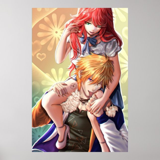 Póster beelzebub obey me x mc (Frente)