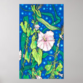 Póster Beendweed Reed Summer Wildflowers Pintura Floral