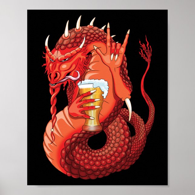 Póster Beer Dragon (Frente)