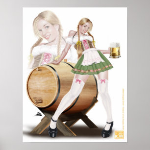 Póster Beer Maiden Poster