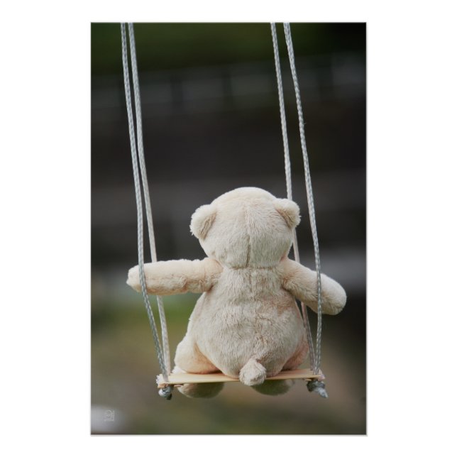 Póster Beer op Schommel in beweging. (Anverso)