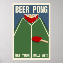 Beer Pong: ¡Tomen sus bolas mojadas!