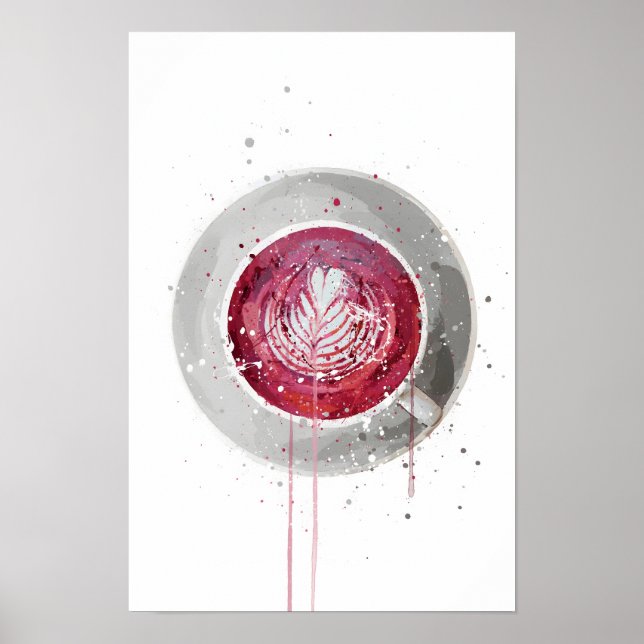 Póster Beet Latte (Frente)