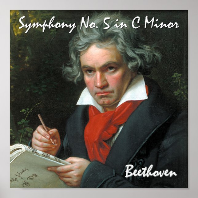 Póster Beethoven Canvas Print (Frente)