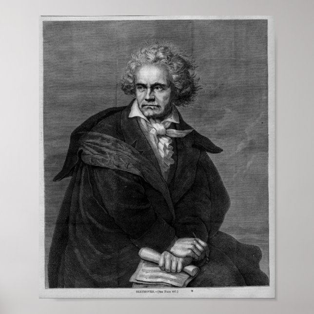 Póster Beethoven Portrait (Frente)