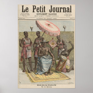 Póster Behanzin  King of Dahomey