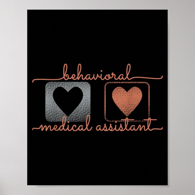 Póster Behavioral Medical Istant Health Behavior Technici (Frente)