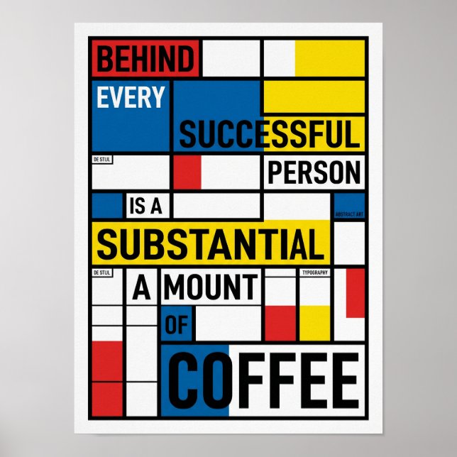 Póster behind every successful person (Frente)