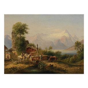 Póster Bei Zell am See - Emil Barbarini