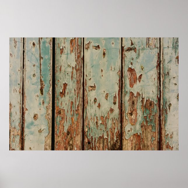 Póster Beige and brown wooden board (Frente)