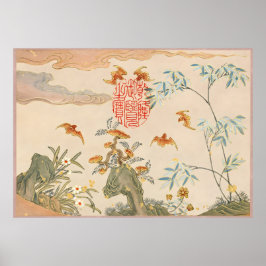 Póster Beige Chinese