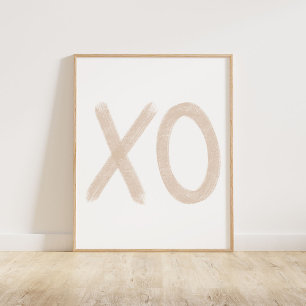 Póster Beige XO