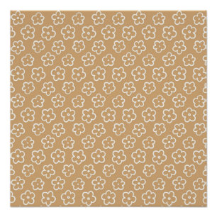 Póster Beige Y2K Audaz Flor silvestre Vibrante Primavera 