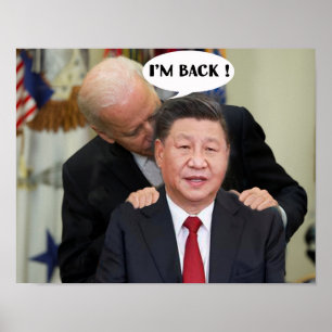 PÓSTER BEIJING BIDEN, ESTOY DE VUELTA POSTER