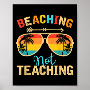 Póster Beis Not Teacher Mode Off Summer Vaca