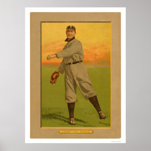 Póster Béisbol 1911 de los tigres de Sam Crawford