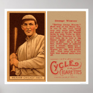 Póster Béisbol 1912 de White Sox del tejedor del dólar