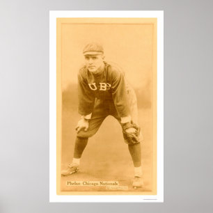 Póster Béisbol 1914 de los Chicago Cubs de Phelan del