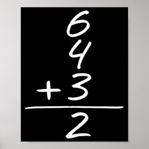 Póster Béisbol 6 4 3 Doble Juega Doble Giro Dos Diseño