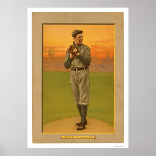 Póster Béisbol Addie Joss Cleveland 1911