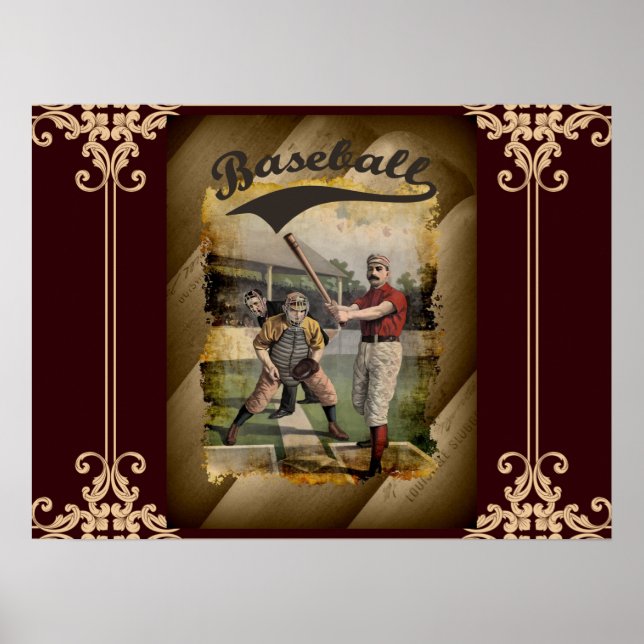 Póster Béisbol: Afiche de época (Frente)