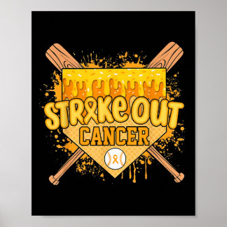 Póster Béisbol: Crema de hielo, huelga de goteo