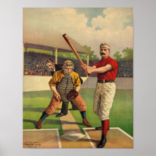 Póster Béisbol del vintage