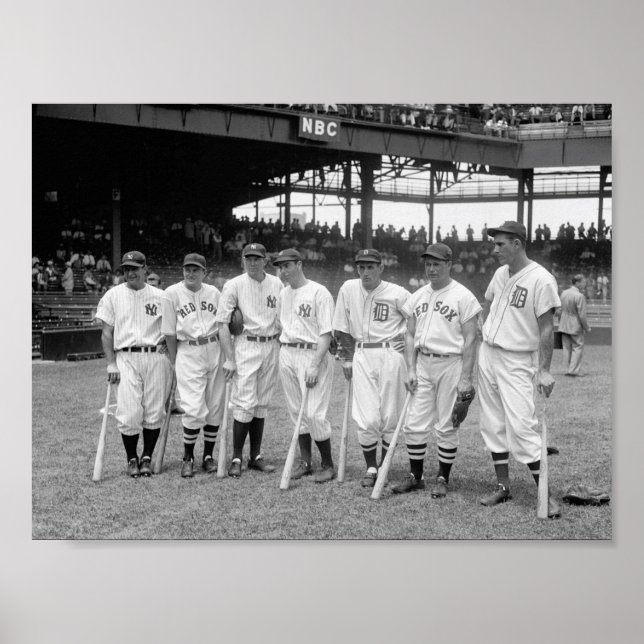 Póster Béisbol En 1937 (Frente)
