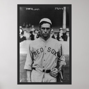 Póster Béisbol Harry Hooper Red Sox 1914