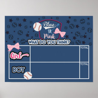 Póster béisbol o arcos emiten su voto