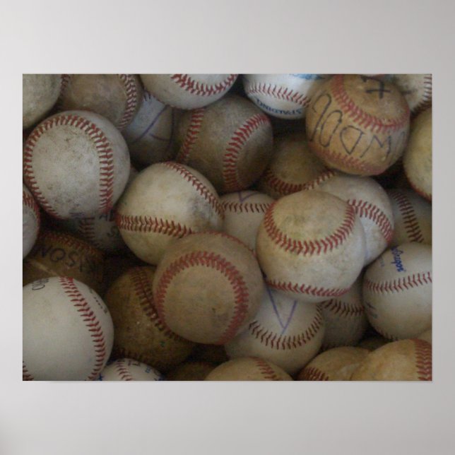 Póster Béisbol (personalizar) (Frente)