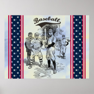 Póster Béisbol: Poster de jugadores