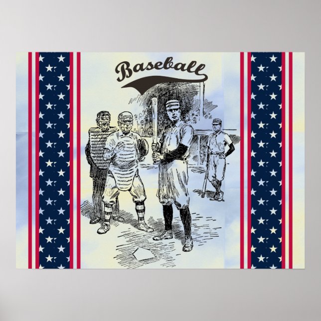 Póster Béisbol: Poster de jugadores (Frente)