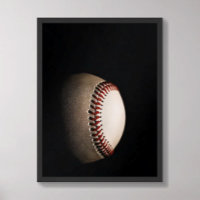Béisbol Texturizado Oscuro Minimalista