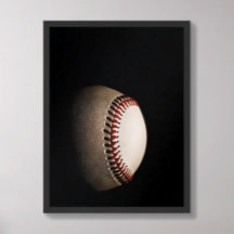 Béisbol Texturizado Oscuro Minimalista