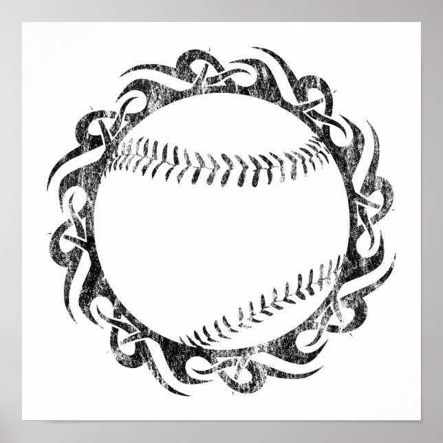 Póster béisbol: tribalz (Frente)