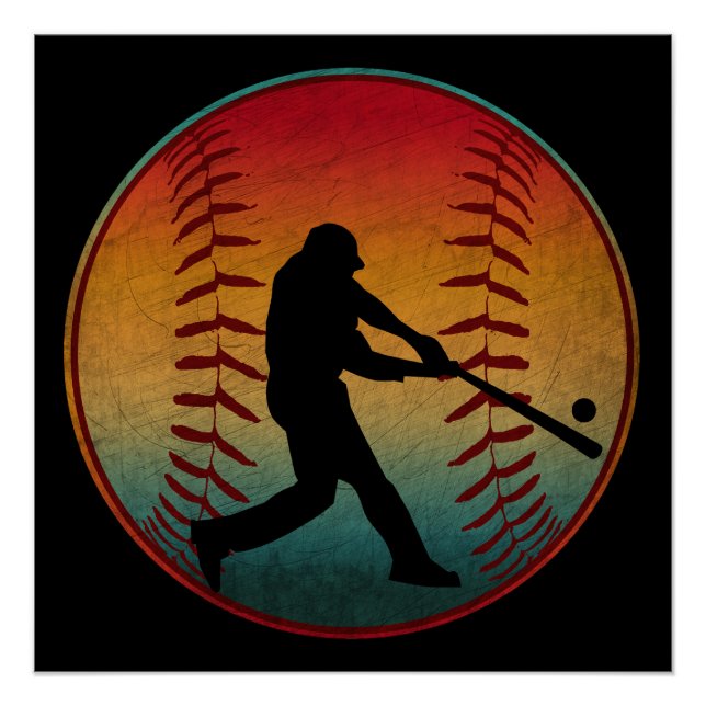 Póster Béisbol vintage (Anverso)