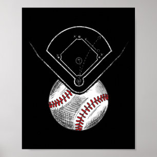 Póster Béisbol vintage