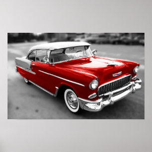 Póster Bel Air 1955 de Chevrolet