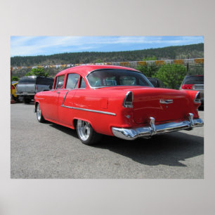 Póster Bel Air 1955 de Chevrolet Hardtop