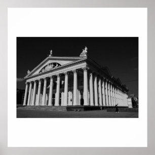 Póster Belarús Беларусь Minsk Мінск Cartel de Arquitectur