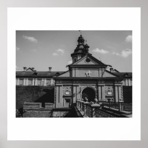 Póster Belarús Беларусь Niasviz Palacio de Nesvizh Cartel