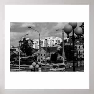 Póster Belarús Б е л а р у с ь de Minsk snihtsnihtsniht B