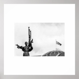 Póster Belarús Б е л а р у с ь de Minsk snihtsnihtsniht B