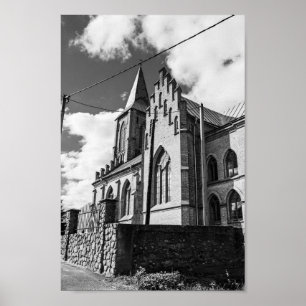 Póster Belarús Б е л а р у с de la Iglesia Mizherychy Arq