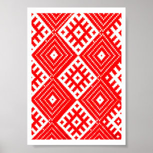 Póster Belarús Б е л а р у с Poster Nacional del Patrón F
