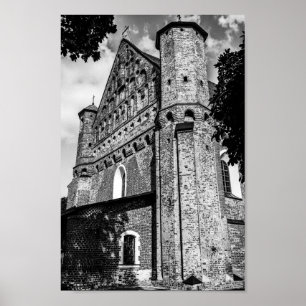 Póster Belarús Synkavichy Iglesia Arquitectura