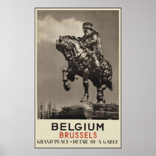 Póster Bélgica Bruselas